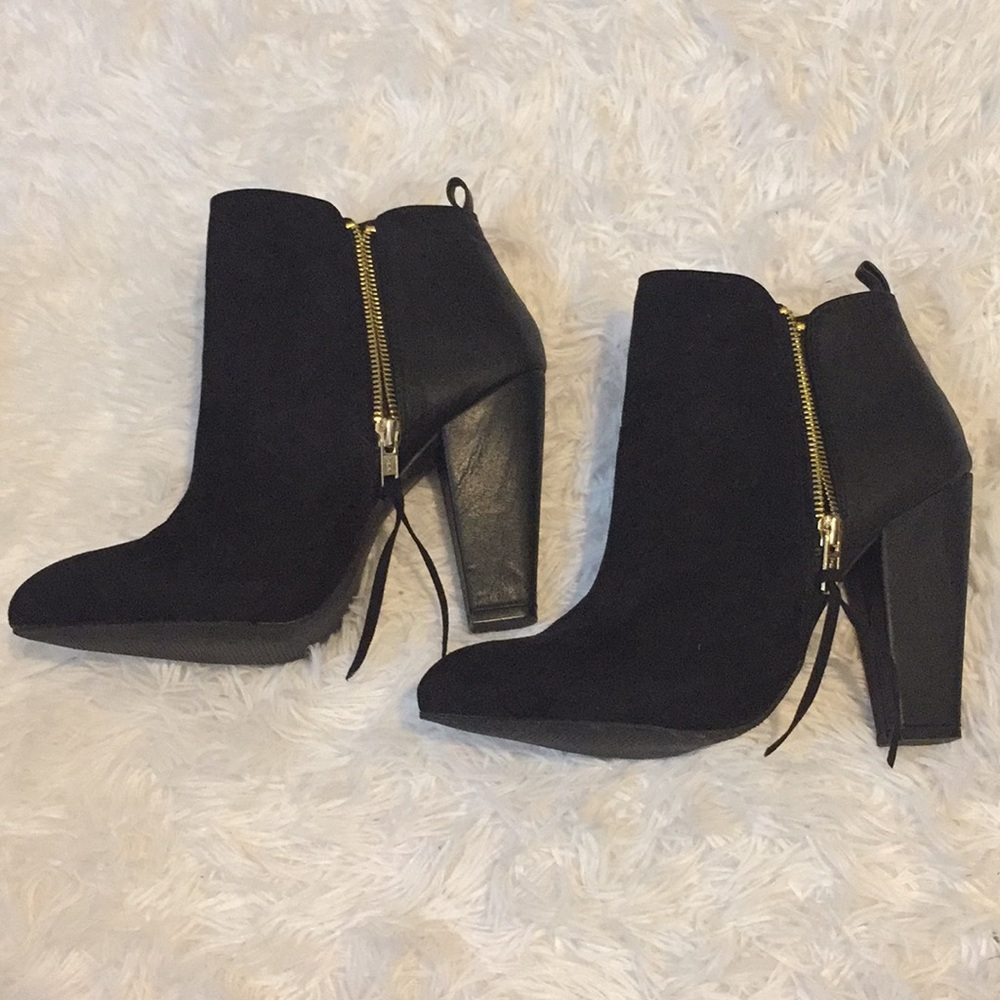 Chunky heel boots